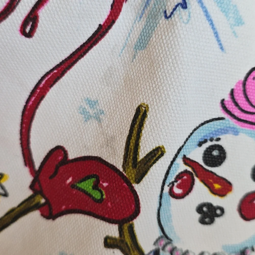 Brighton Festive Snowman Holiday Tote Bag - Picture 6 of 6